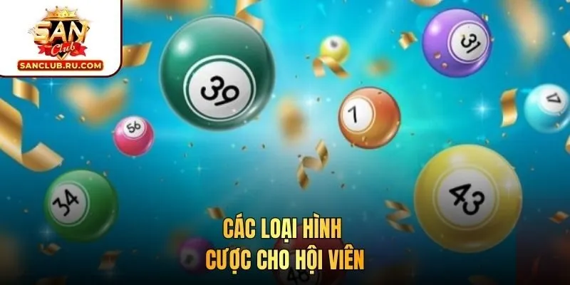 Các loại hình cược cho hội viên