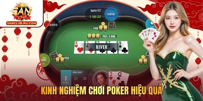 Kinh nghiệm chơi Poker hiệu quả